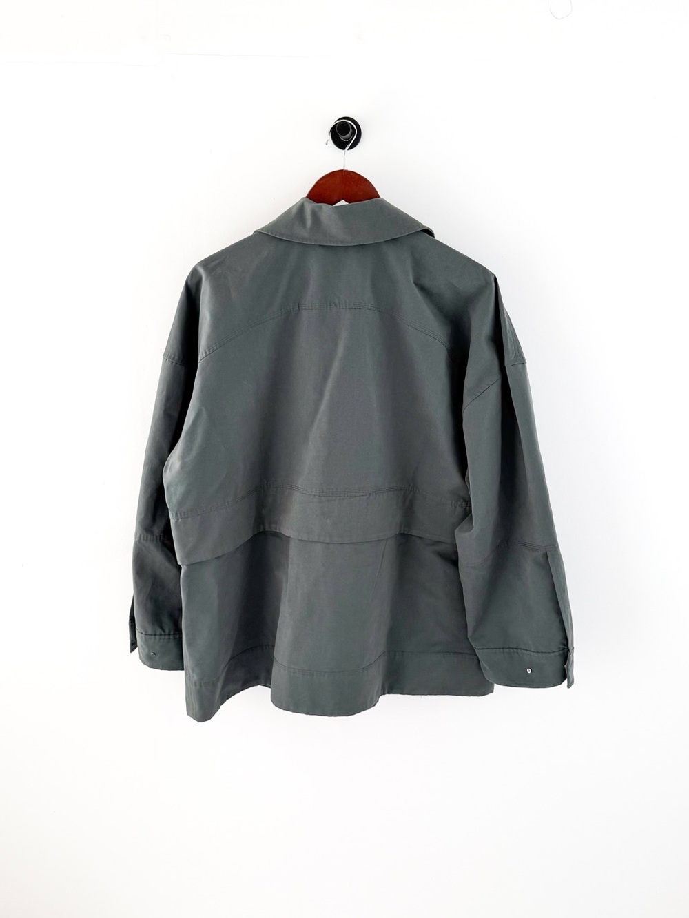 NEW Lululemon Men's Green-Gray Zip-Front Utility Field Jacket XL Detachable - Picture 10 of 15